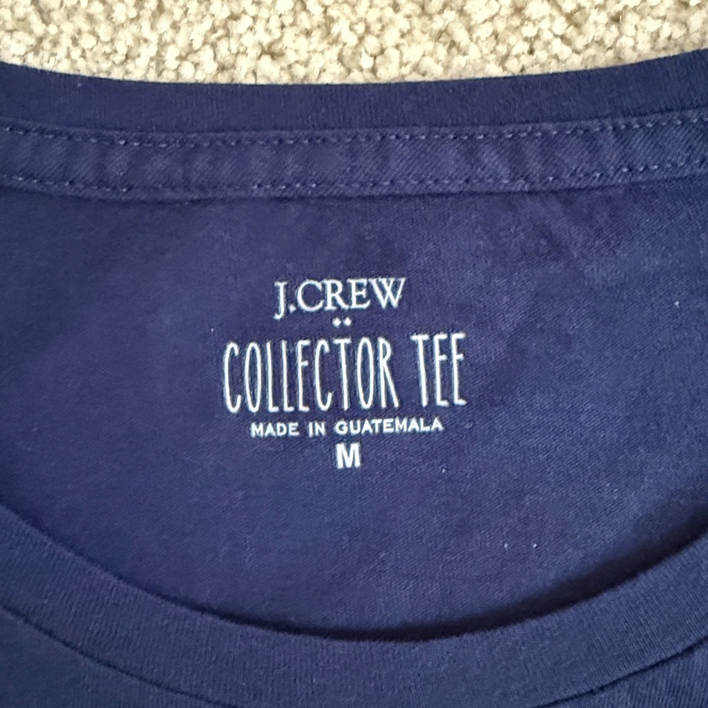 J. Crew Navy Collector Lobster Tee Women’s Medium NWOT - Picture 2 of 8